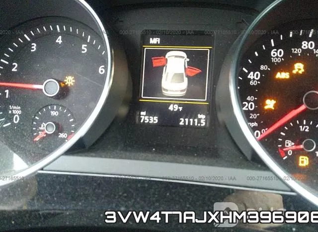 3VW4T7AJXHM396906 фото 8