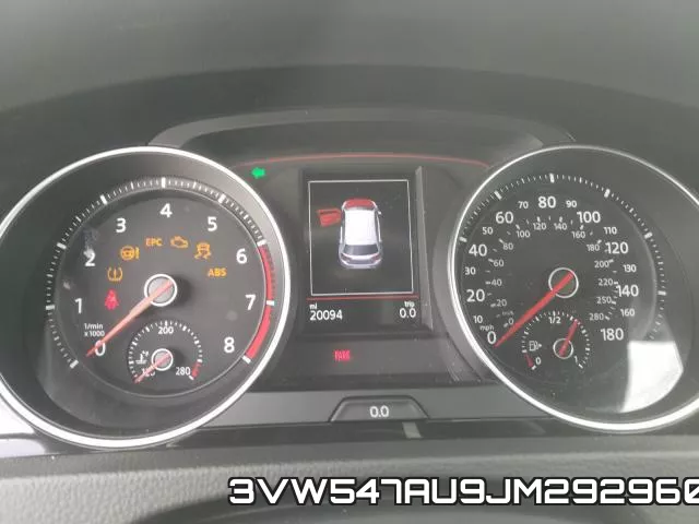 3VW547AU9JM292960 фото 9