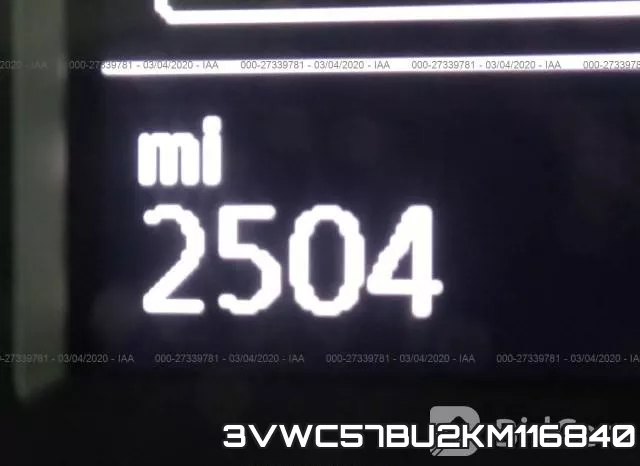 3VWC57BU2KM116840 фото 8