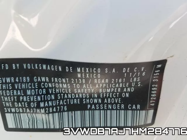 3VWDB7AJ7HM284776 фото 2