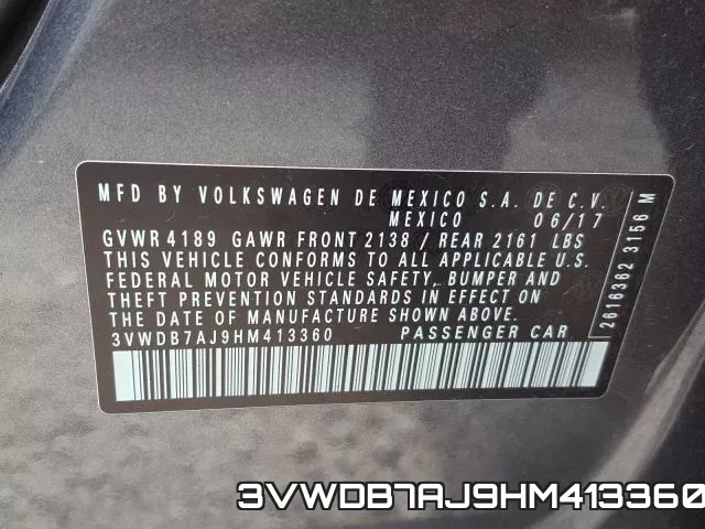 3VWDB7AJ9HM413360 фото 2