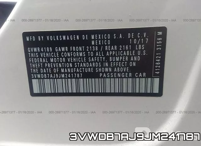 3VWDB7AJ9JM241787 фото 10