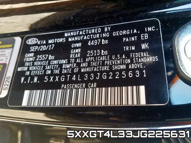 5XXGT4L33JG225631 фото 2