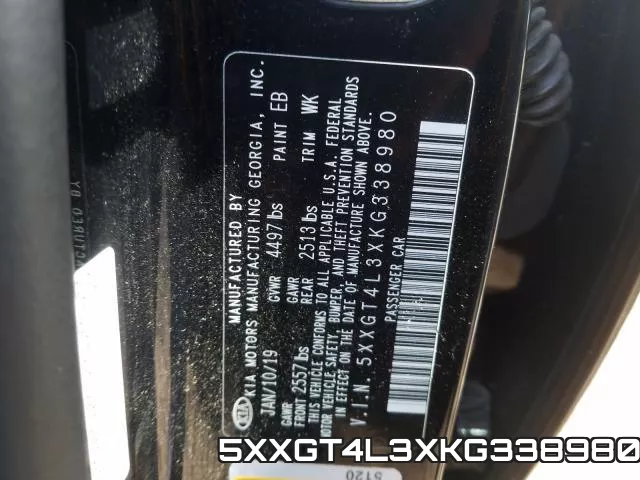 5XXGT4L3XKG338980 фото 2