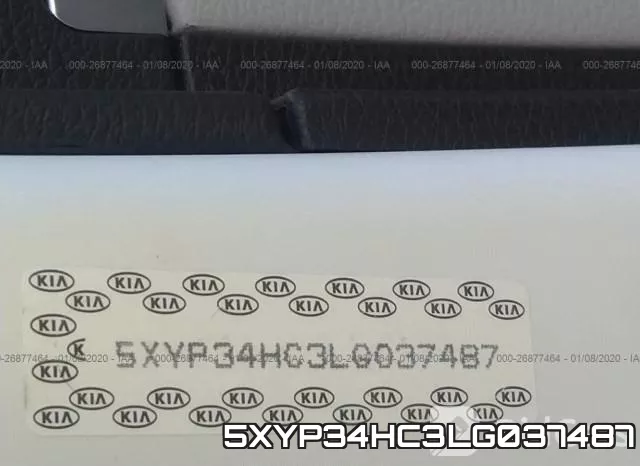 5XYP34HC3LG037487 фото 10