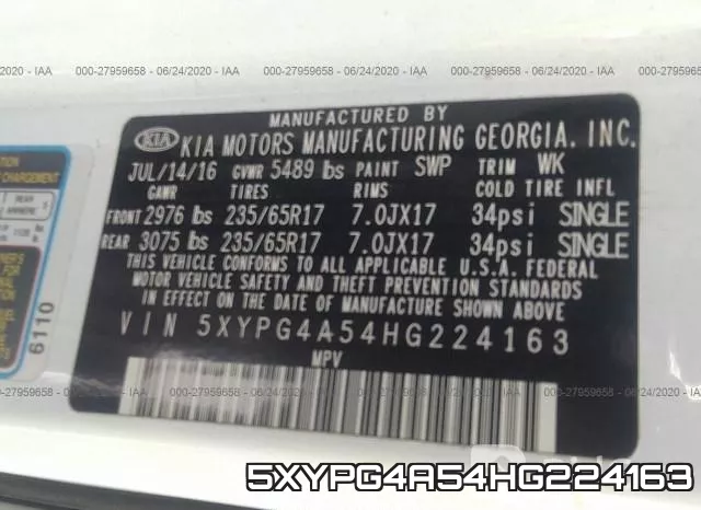5XYPG4A54HG224163 фото 10