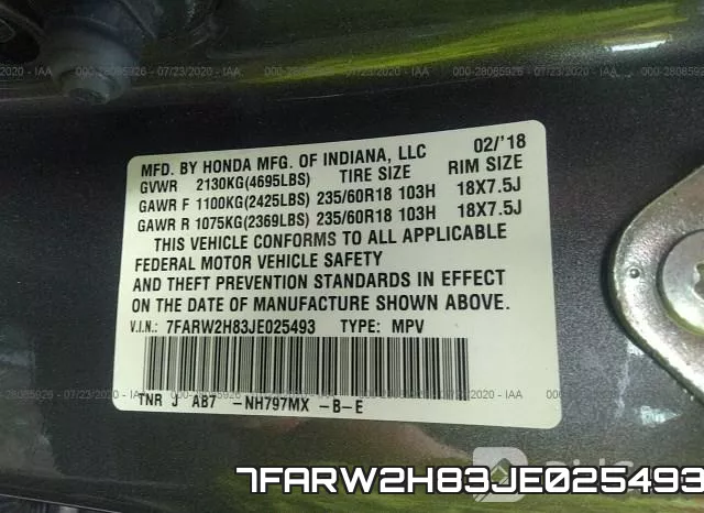 7FARW2H83JE025493 фото 10