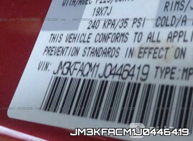 JM3KFACM1J0446419 фото 10