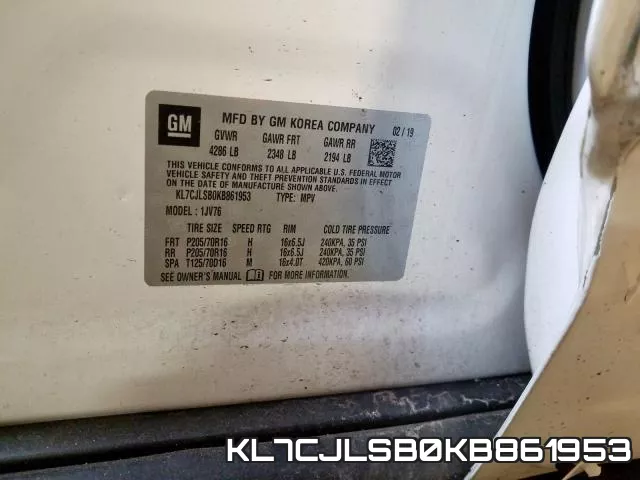 KL7CJLSB0KB861953 фото 2