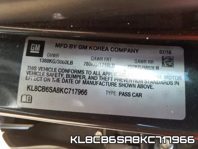 KL8CB6SA8KC717966 фото 2