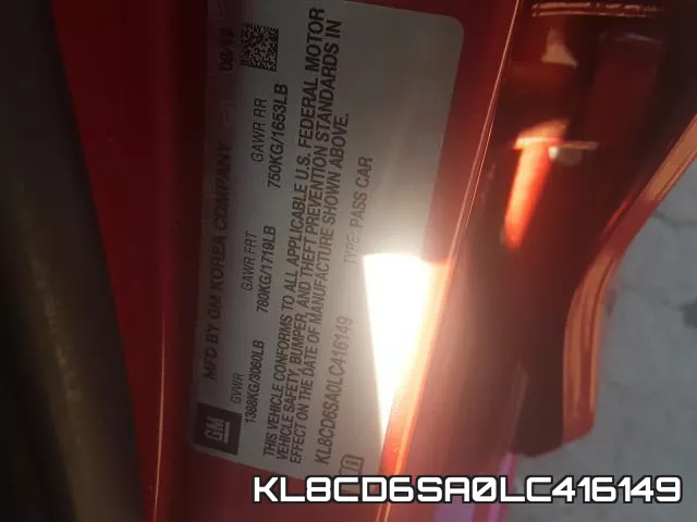 KL8CD6SA0LC416149 фото 2