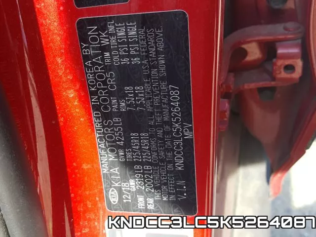 KNDCC3LC5K5264087 фото 2