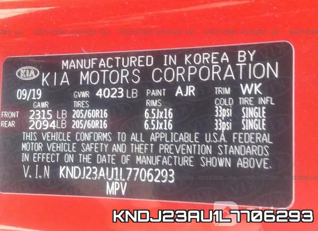 KNDJ23AU1L7706293 фото 10