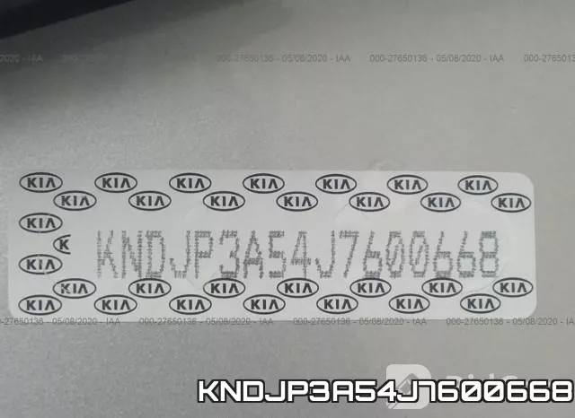 KNDJP3A54J7600668 фото 10