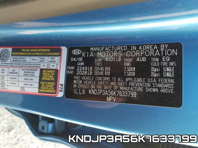 KNDJP3A56K7633799 фото 2