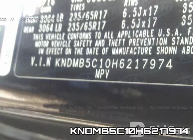 KNDMB5C10H6217974 фото 10