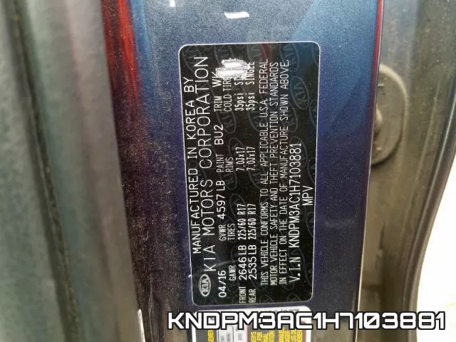 KNDPM3AC1H7103881 фото 2