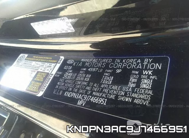 KNDPN3AC9J7466951 фото 10
