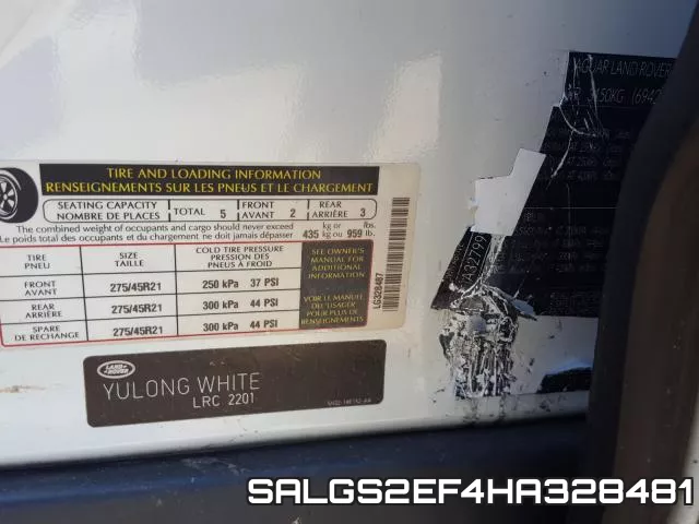 SALGS2EF4HA328481 фото 2