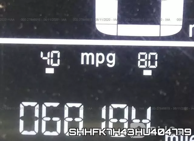 SHHFK7H43HU404779 фото 8