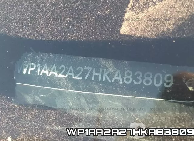 WP1AA2A27HKA83809 фото 10