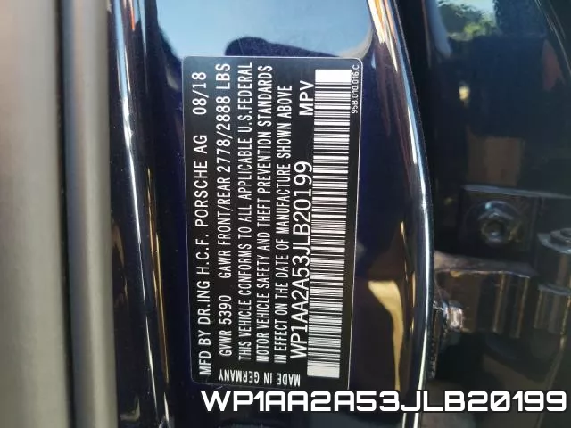 WP1AA2A53JLB20199 фото 2