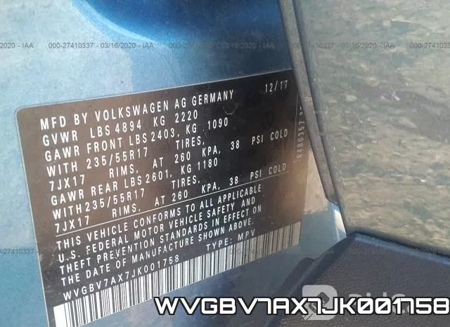 WVGBV7AX7JK001758 фото 10