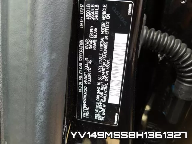 YV149MSS8H1361327 фото 2