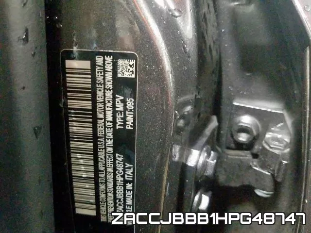 ZACCJBBB1HPG48747 фото 2