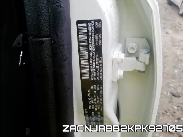 ZACNJABB2KPK92705 фото 2