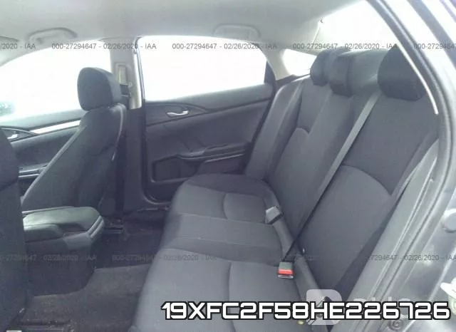 19XFC2F58HE226726 фото 9