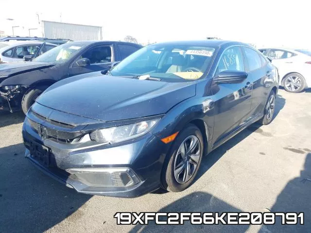 19XFC2F66KE208791 фото 3