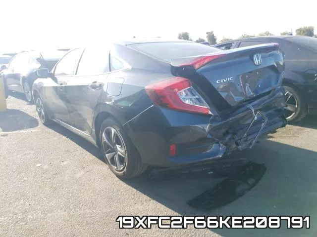 19XFC2F66KE208791 фото 4