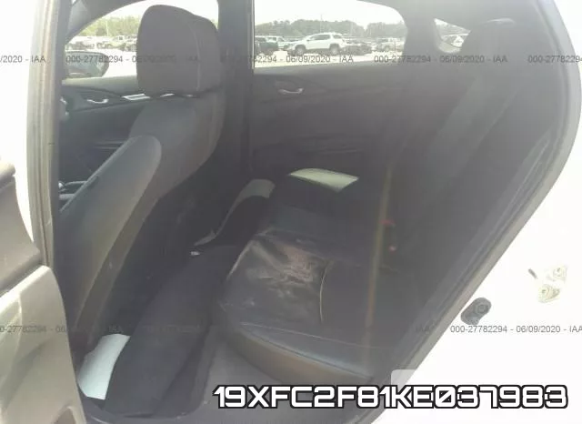 19XFC2F81KE037983 фото 9