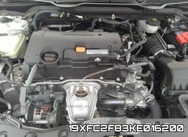 19XFC2F83KE016200 фото 2