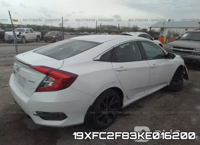 19XFC2F83KE016200 фото 5