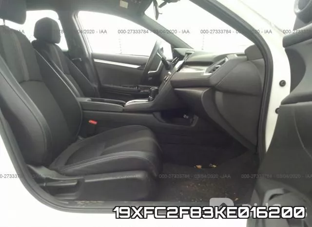 19XFC2F83KE016200 фото 6
