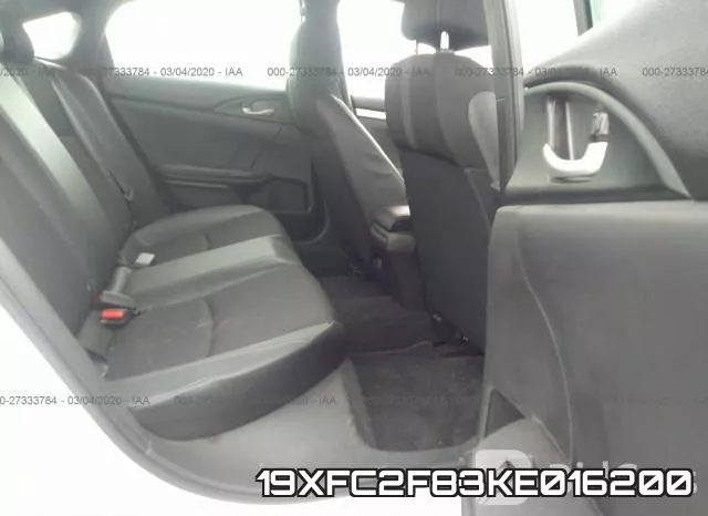 19XFC2F83KE016200 фото 9