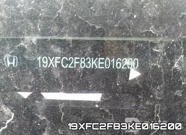 19XFC2F83KE016200 фото 10