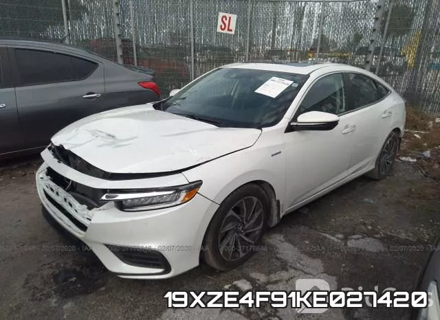 19XZE4F91KE027420 фото 3