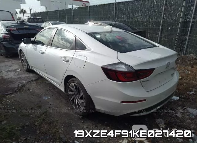 19XZE4F91KE027420 фото 4