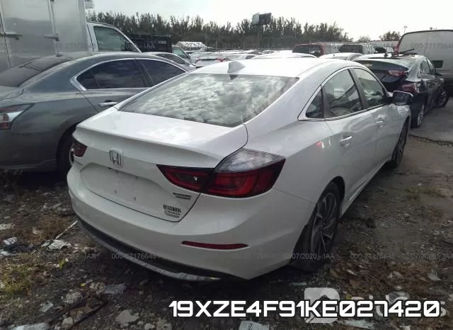 19XZE4F91KE027420 фото 5