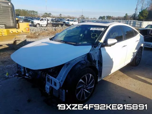 19XZE4F92KE015891 фото 3