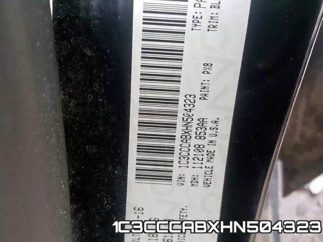 1C3CCCABXHN504323 фото 2