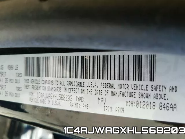 1C4AJWAGXHL568203 фото 2