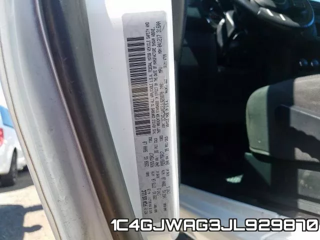 1C4GJWAG3JL929870 фото 2