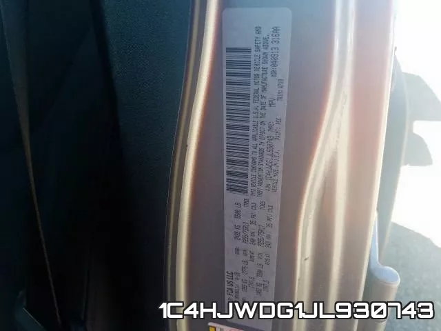 1C4HJWDG1JL930743 фото 2