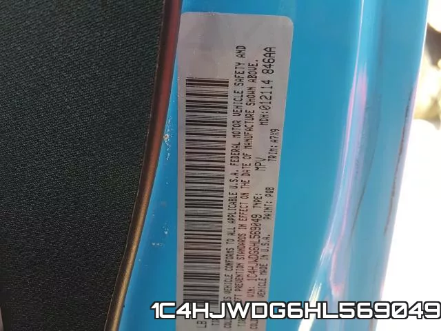 1C4HJWDG6HL569049 фото 2