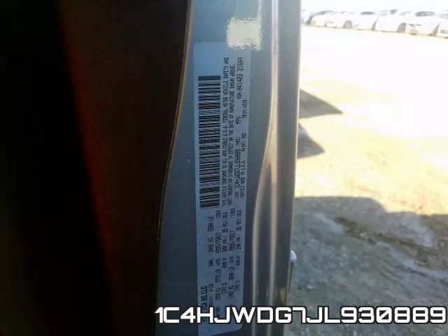 1C4HJWDG7JL930889 фото 2