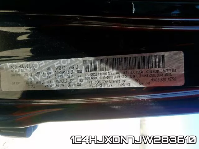1C4HJXDN7JW283610 фото 2